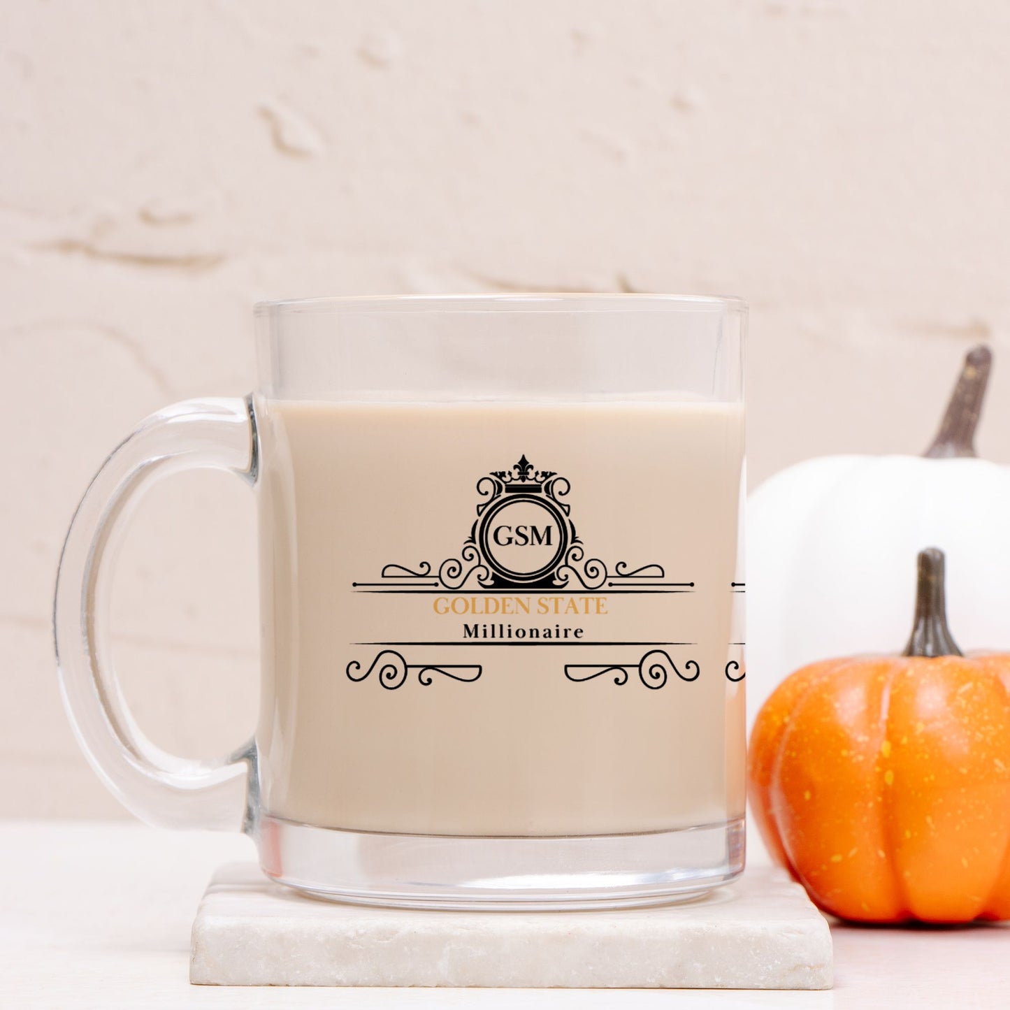 A Golden State Millionaire Glass Mug