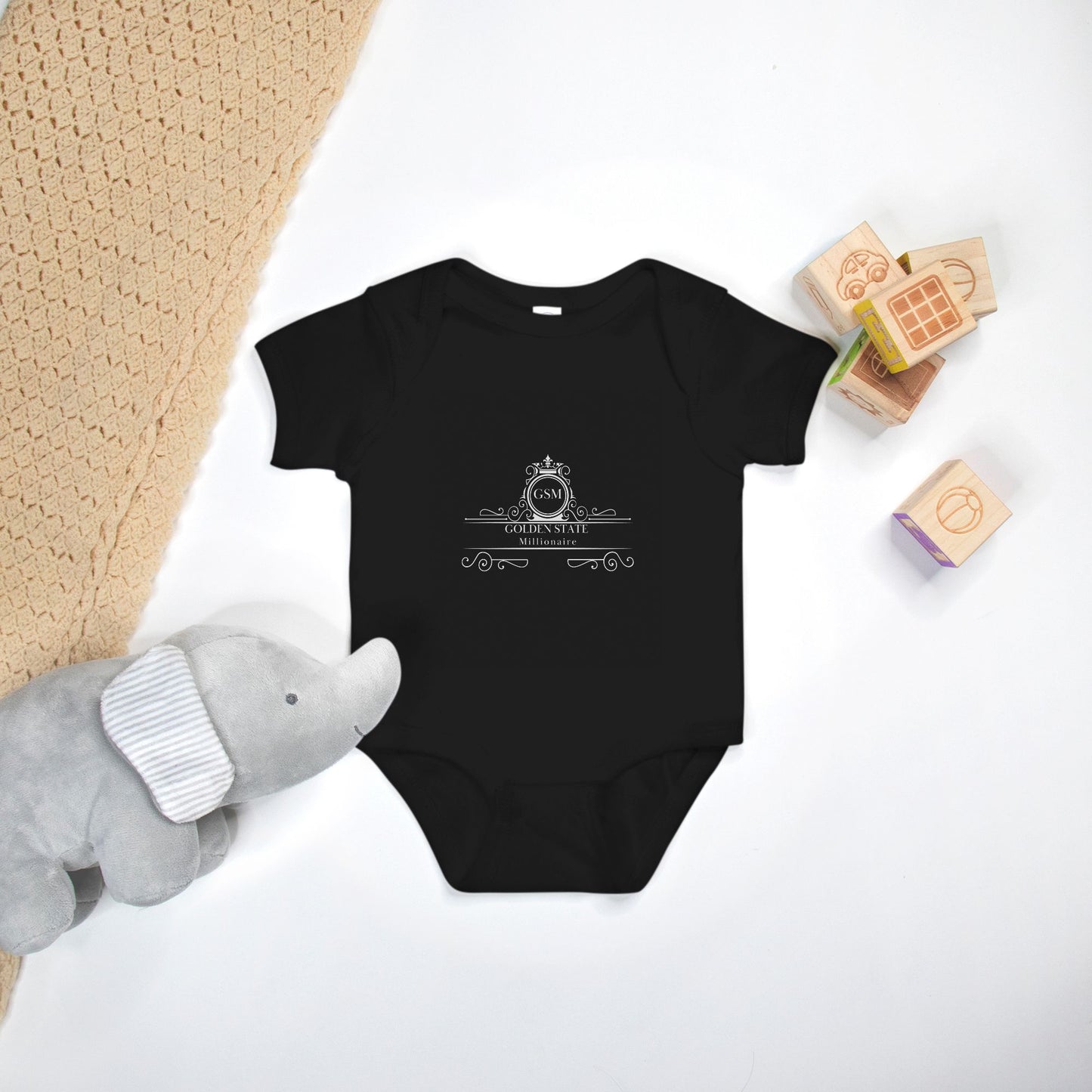 Golden State Millionaire Baby One Piece