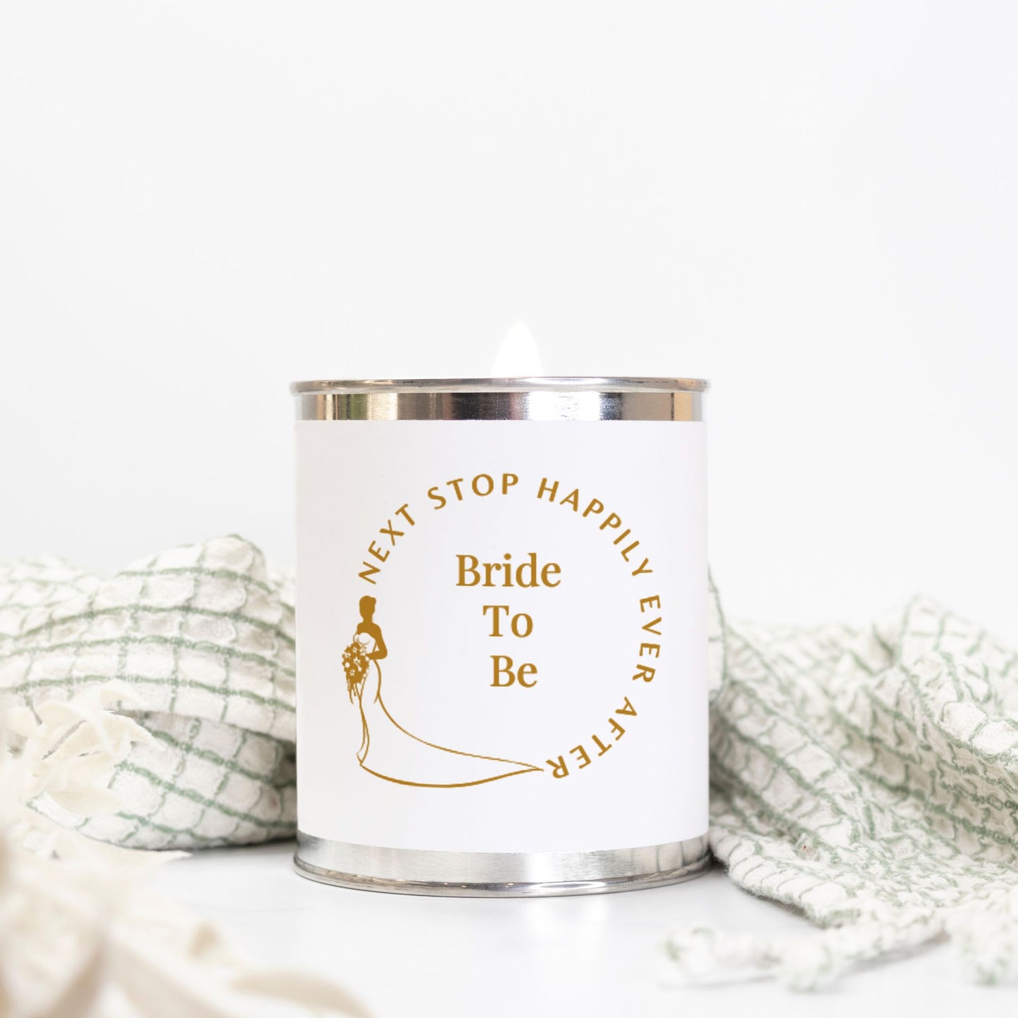 Wedding Candle Paint Can (Hand Poured 16 oz.)