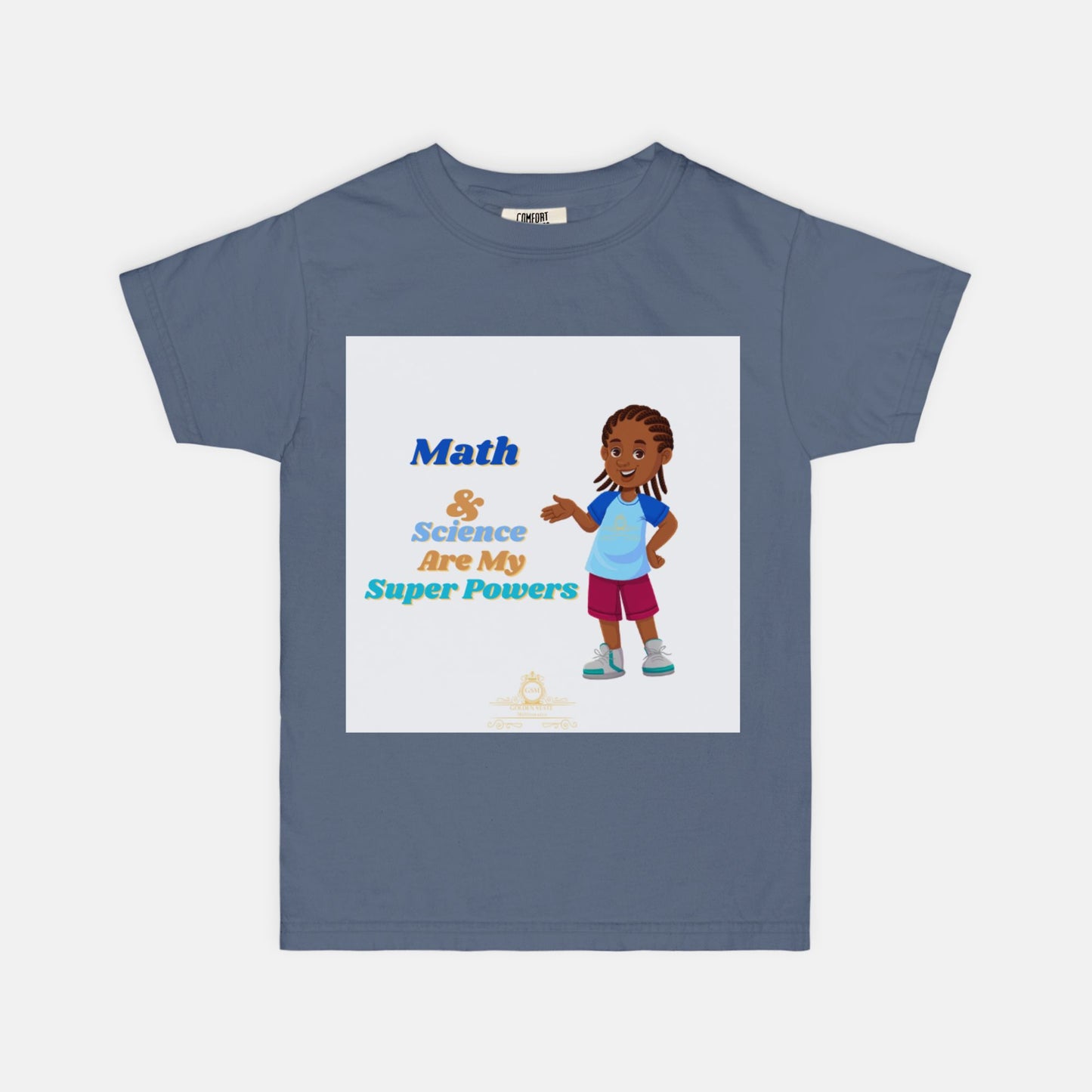 Kids African American Boys Comfort Color Youth Tee 9018