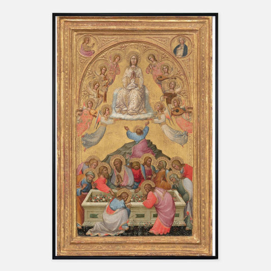 The Assumption of the Virgin With The Arch Angel Gabriel Poster - 24" x 36"