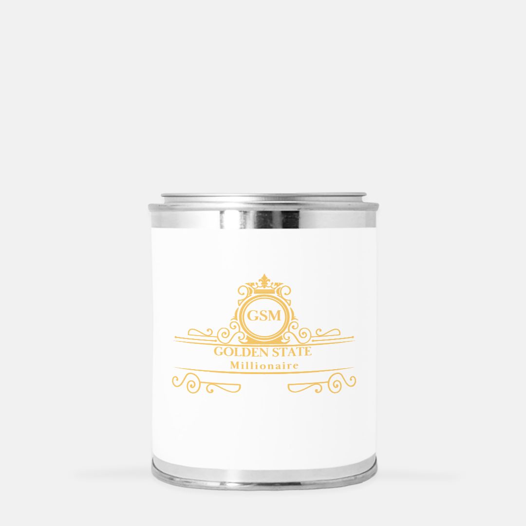 A Goldens State Millionaire Candle Paint Can (Hand Poured 16 oz.)