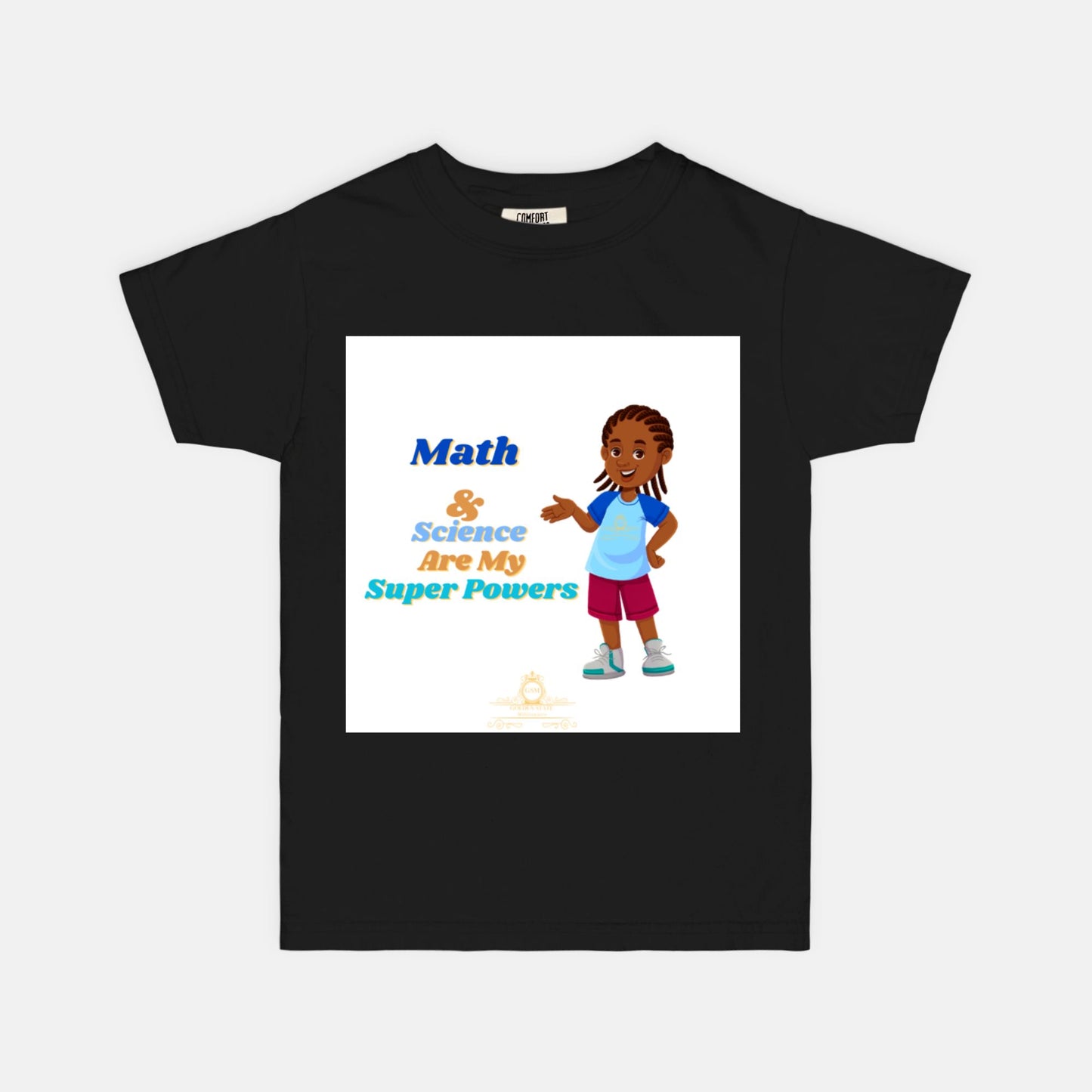 Kids African American Boys Comfort Color Youth Tee 9018