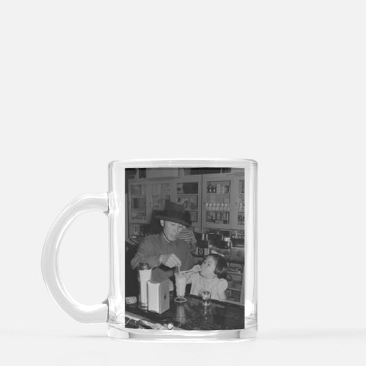 Father and Daughter Glass Mug