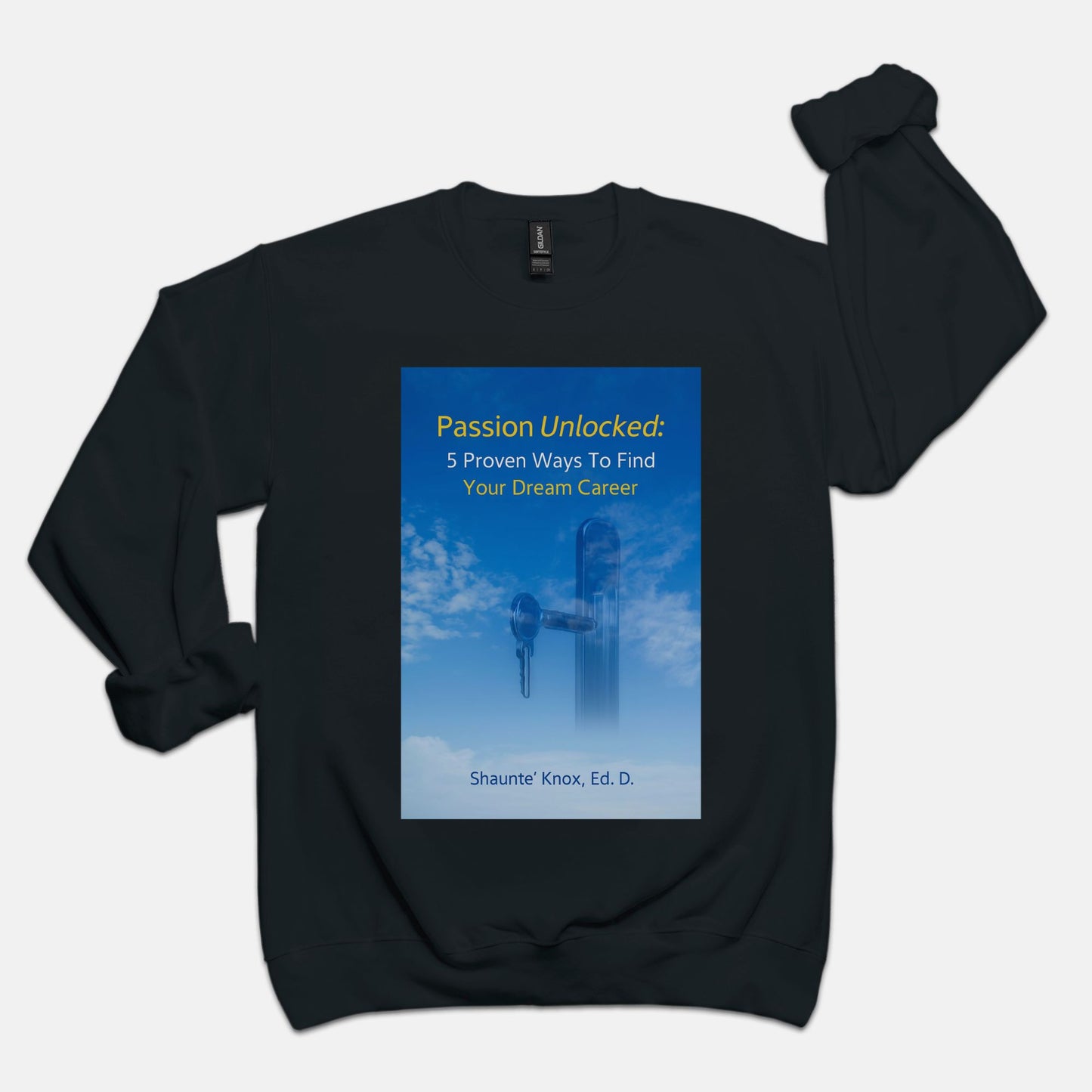 Passion Unlocked Book Unisex Crew Neck Sweatshirt Gildan 18000