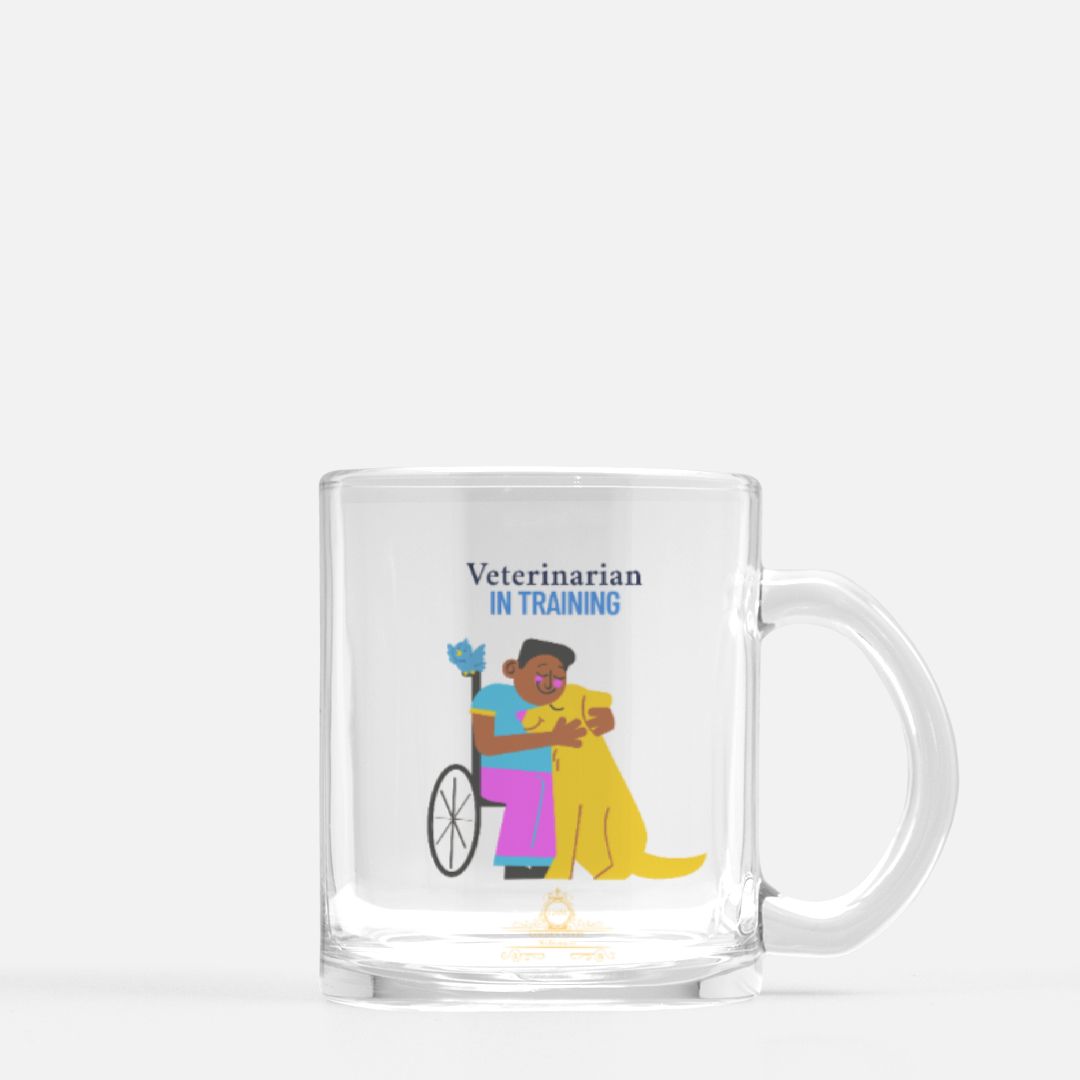 Veterinarian In Training Glass Mug