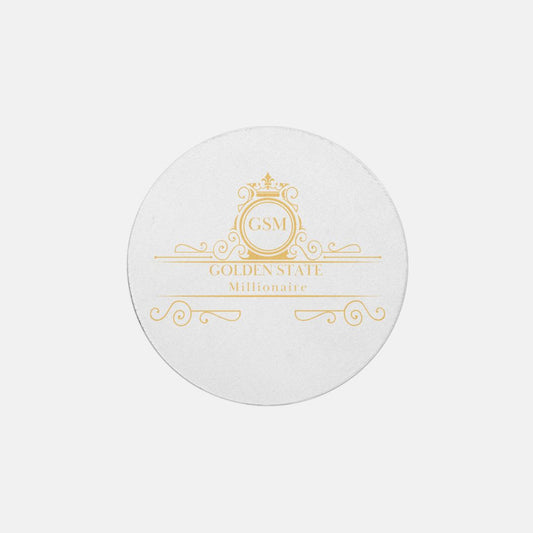 Goldens State Millionaire Coaster Neoprene Back (Round) 4PK