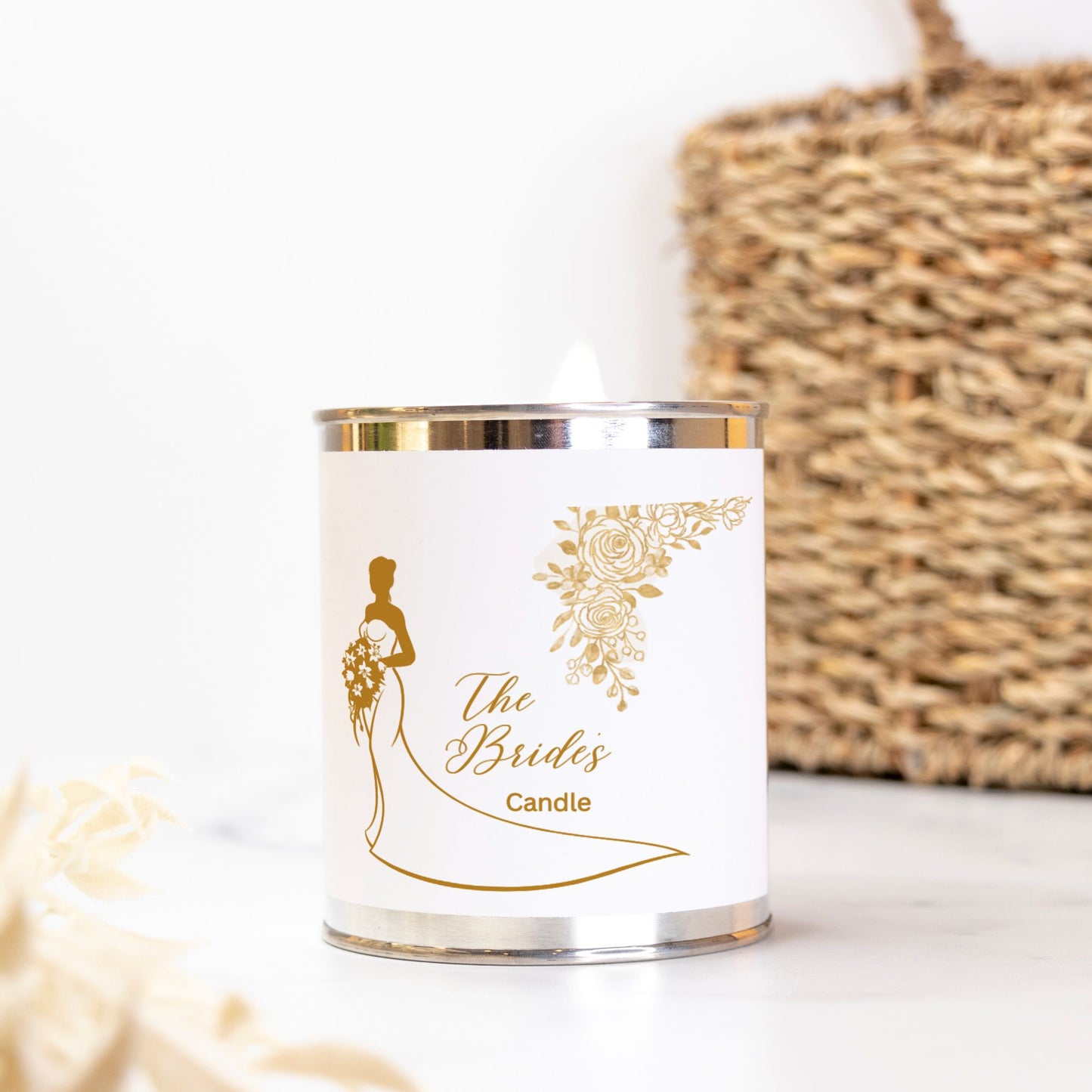 Wedding Bride to Be Candle Paint Can (Hand Poured 16 oz.)