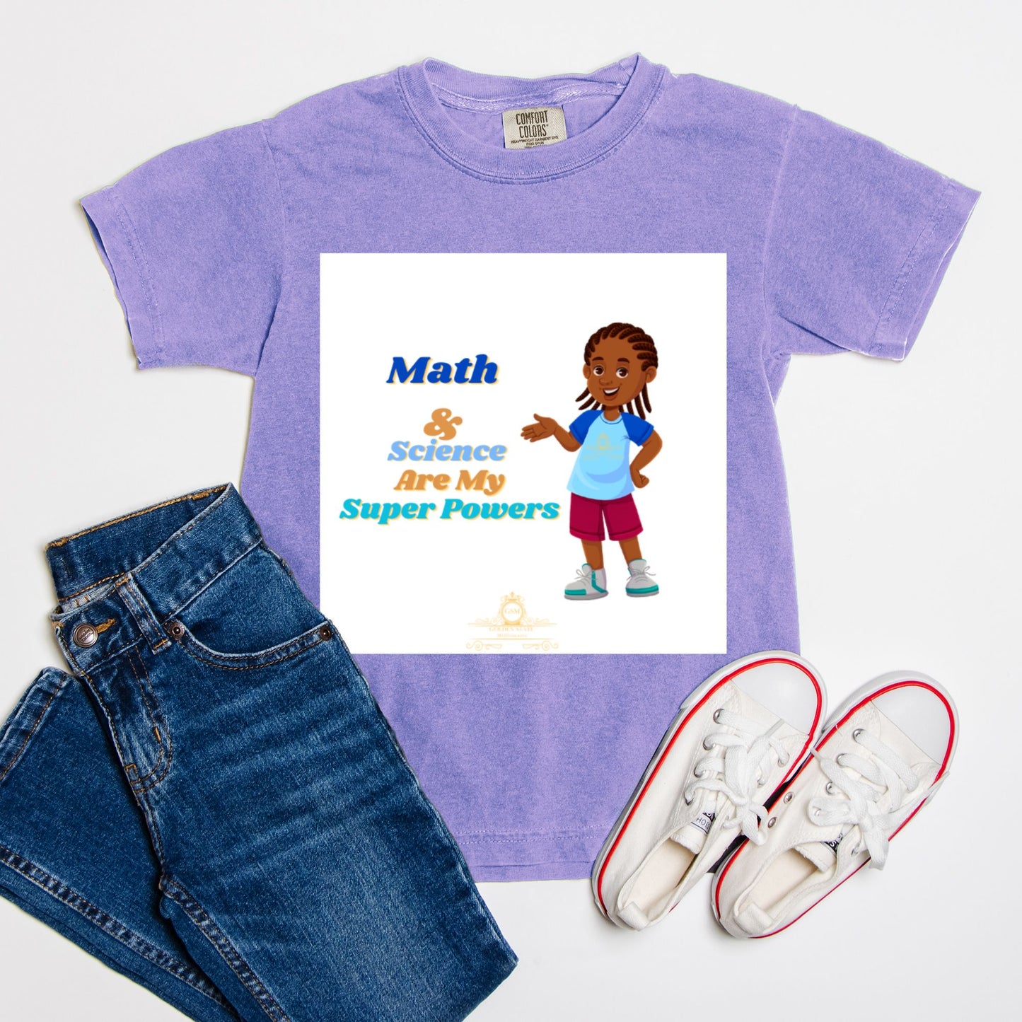 Kids African American Boys Comfort Color Youth Tee 9018