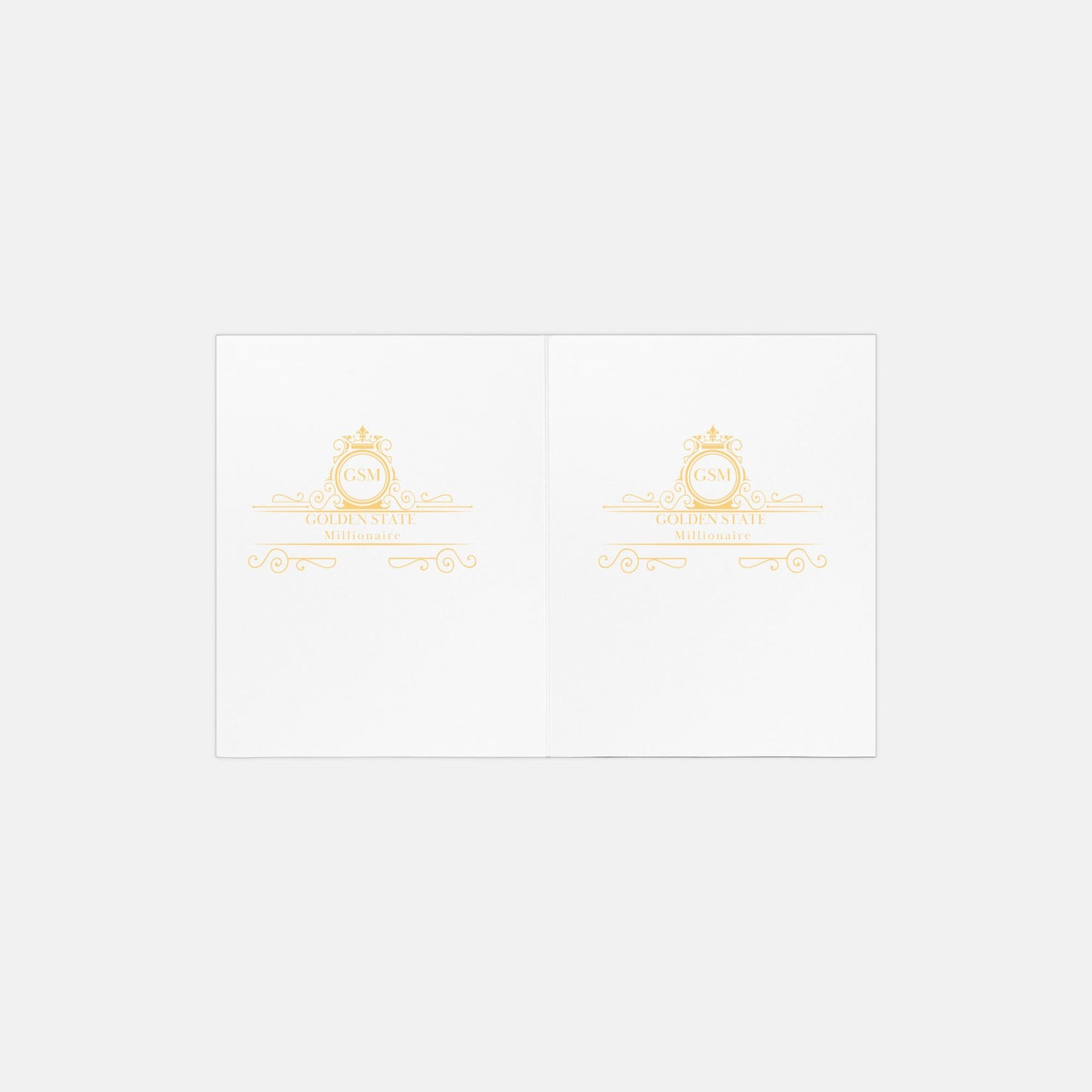 Golden State Millionaire Folded Card A2 (QTY 10)