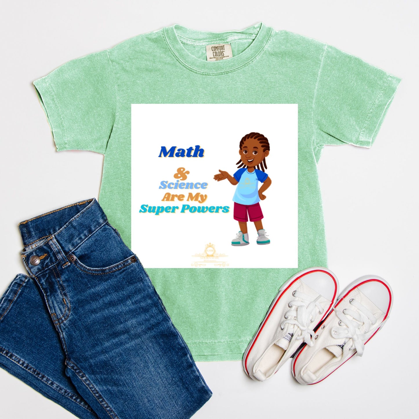 Kids African American Boys Comfort Color Youth Tee 9018