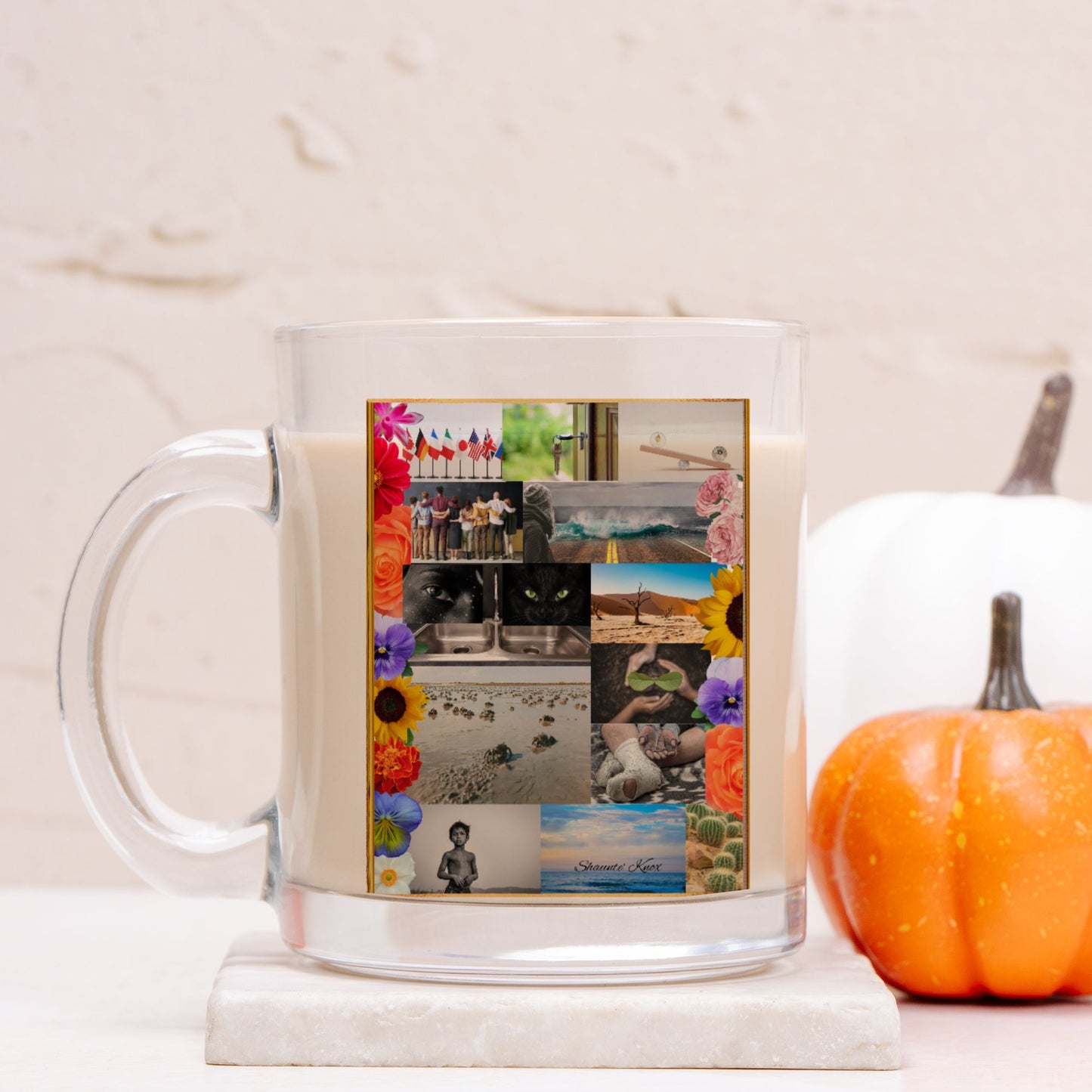 Media Art Glass Mug