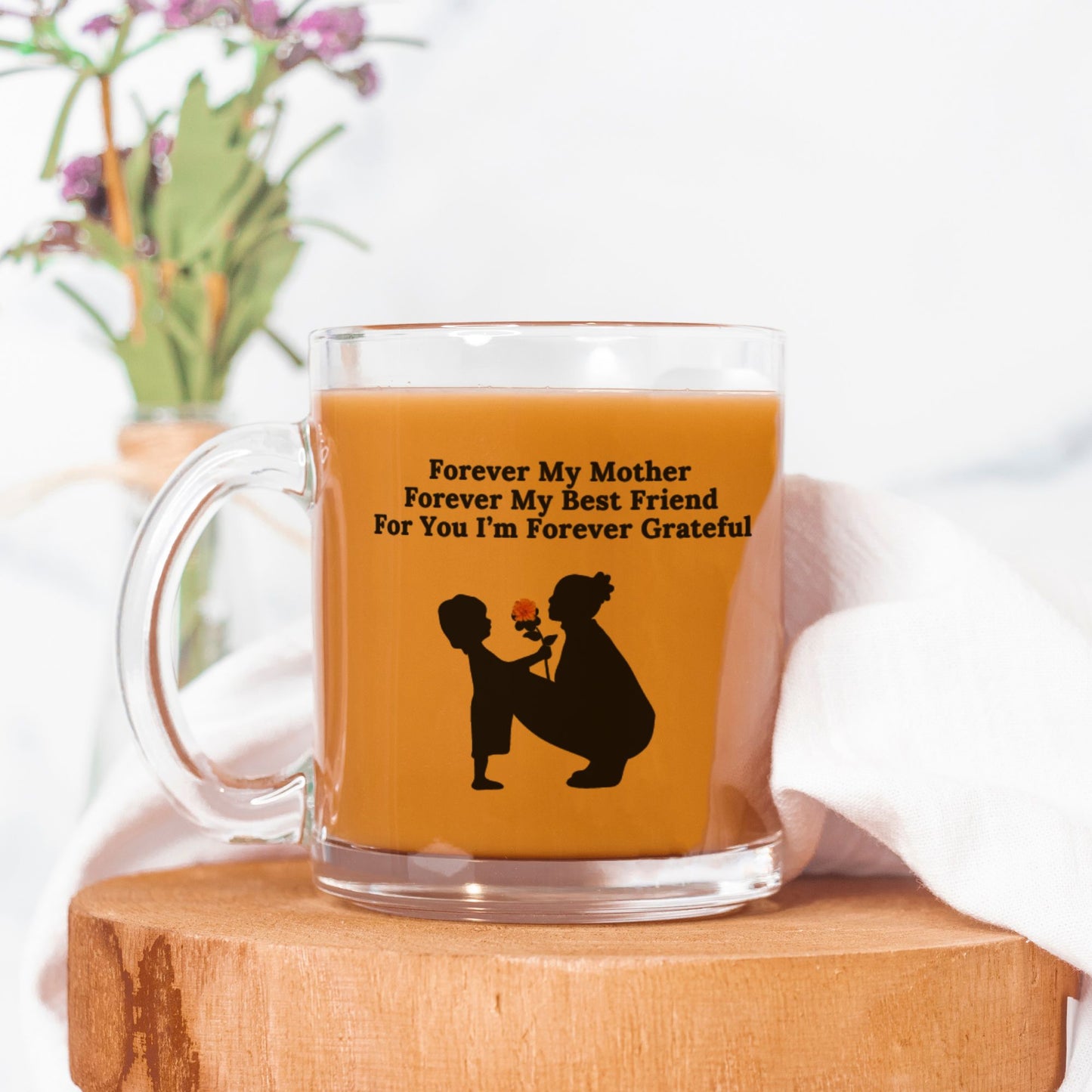 Mother's Day Birthday Mug Glass