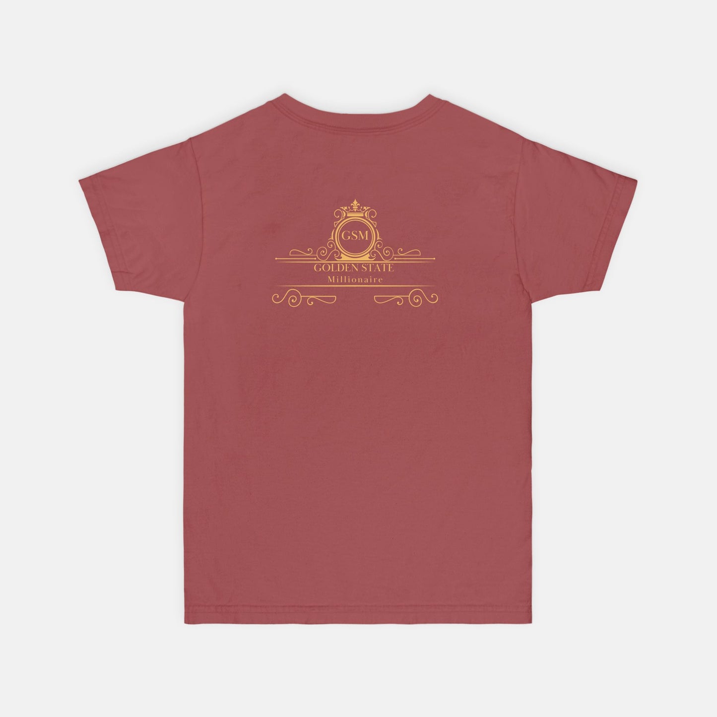 Kids African American Skate board Girl Comfort Color Youth Tee 9018