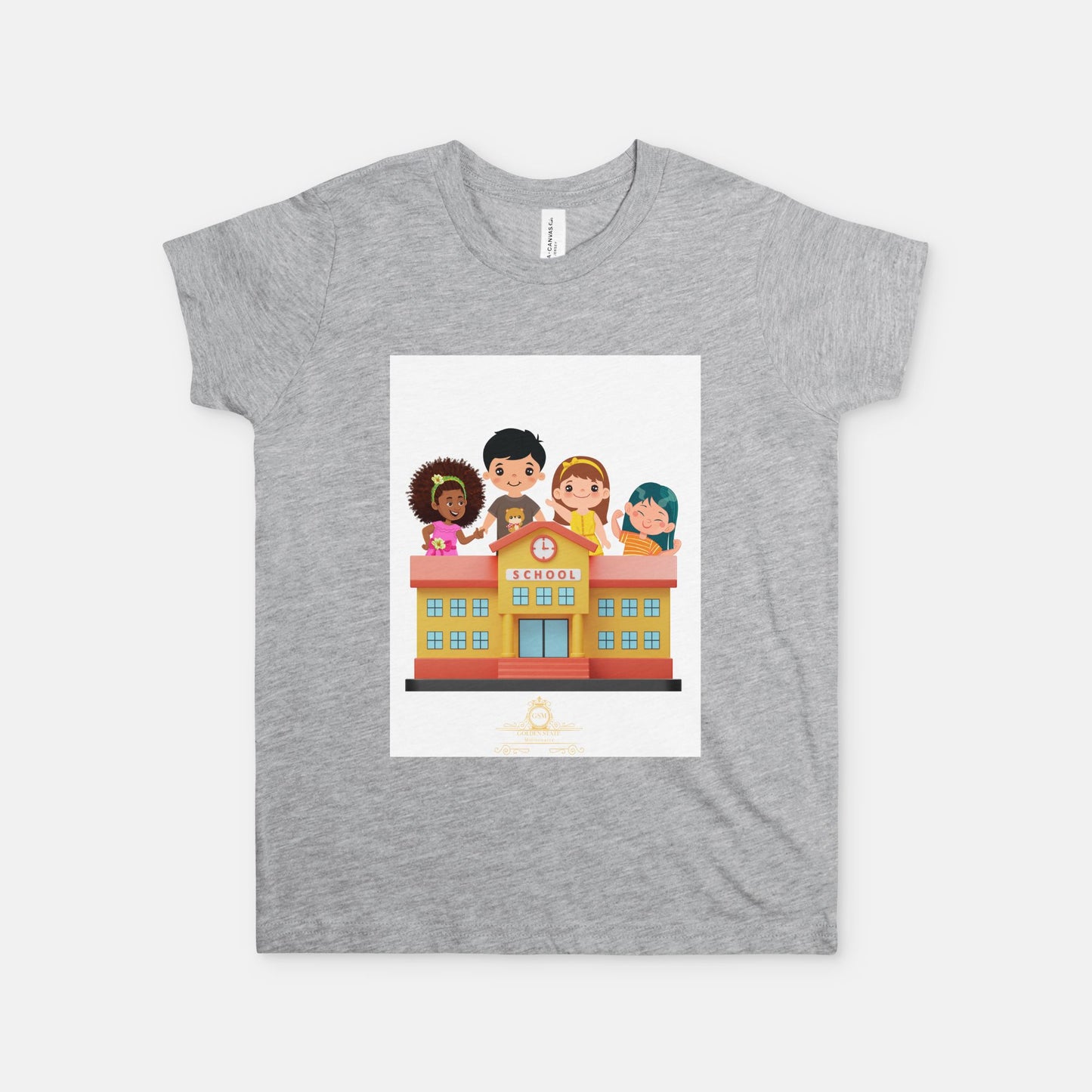 Kids Golden State Millionaire Youth Unisex Jersey Short Sleeve Tee 3001Y