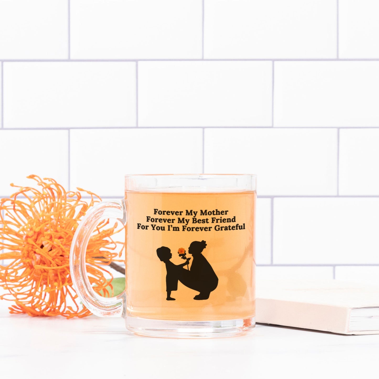 Mother's Day Birthday Mug Glass