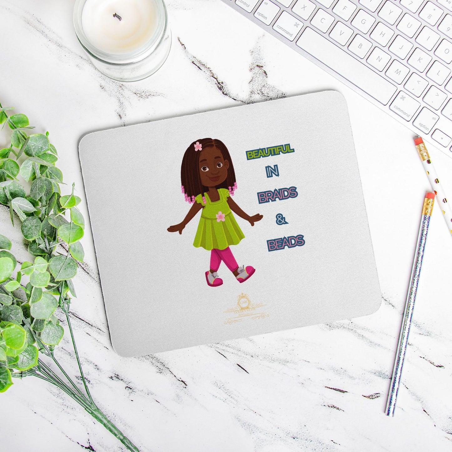 Kids, Braids & Beads Mouse Pad (Rectangle)