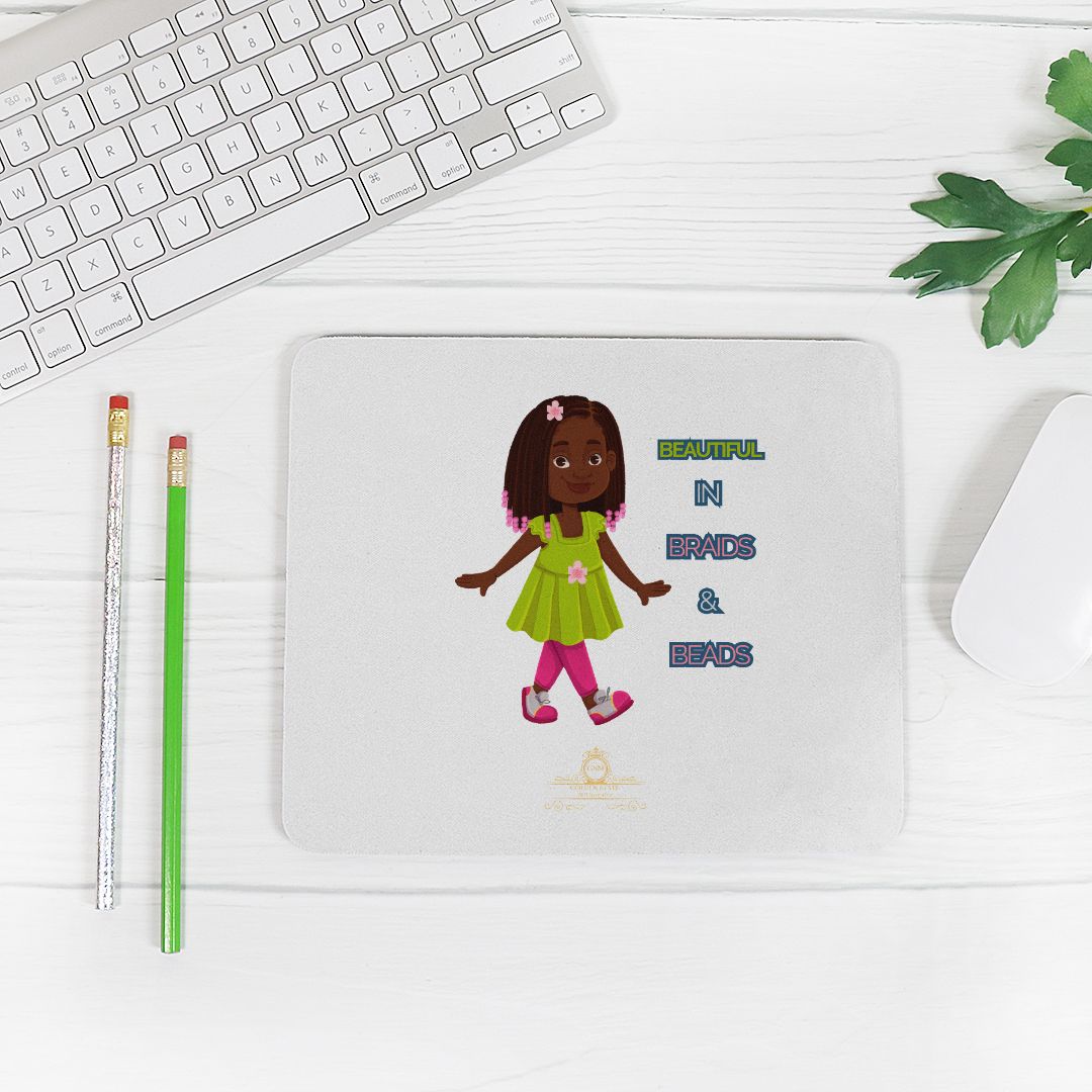 Kids, Braids & Beads Mouse Pad (Rectangle)