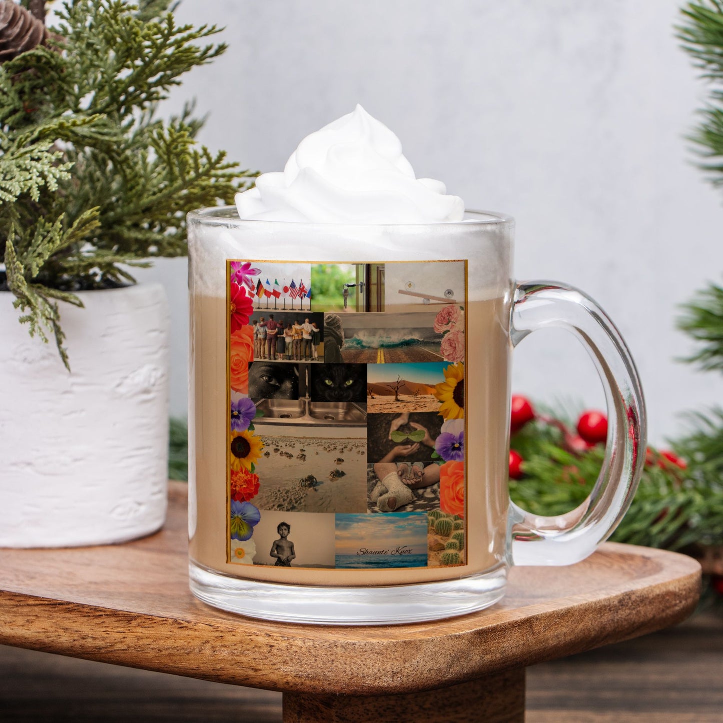 Media Art Glass Mug