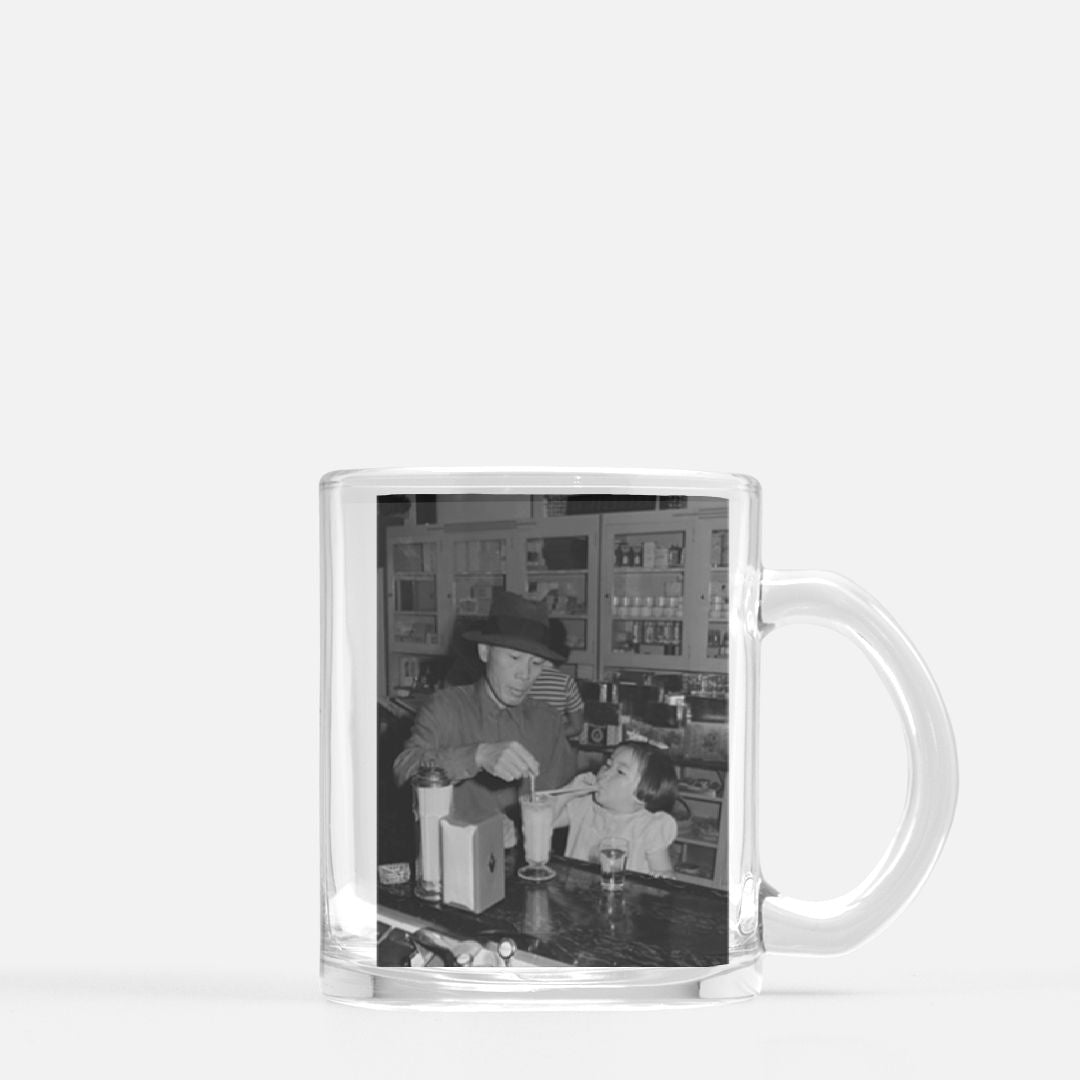 Father and Daughter Glass Mug